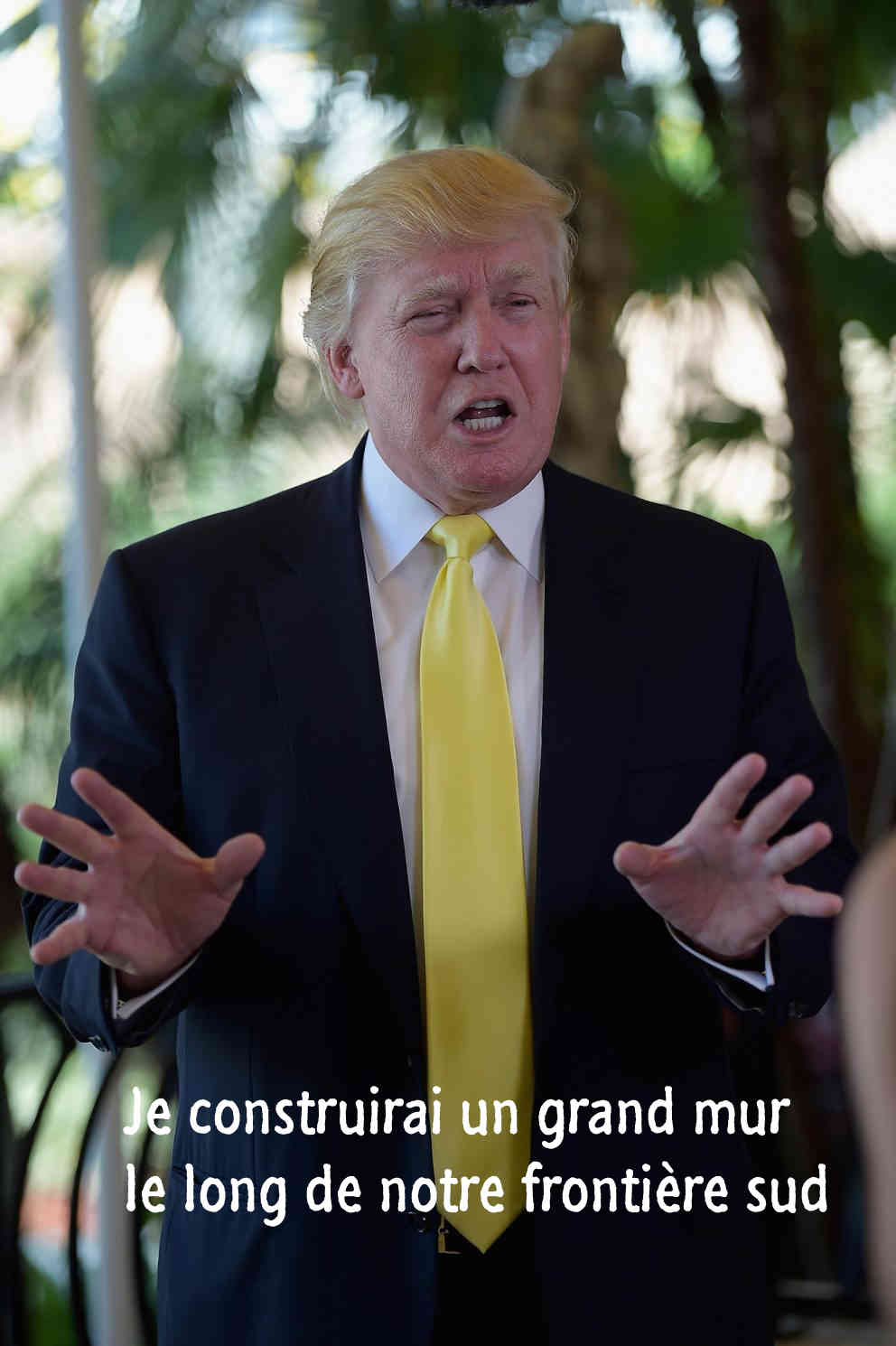 un grand mur