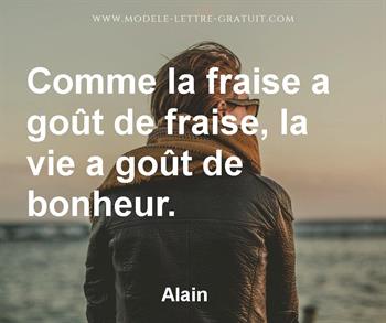 Citation de Alain