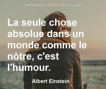 Citation de Albert Einstein