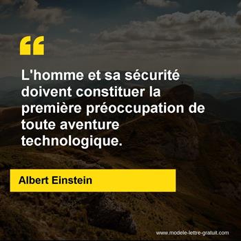 Citation de Albert Einstein