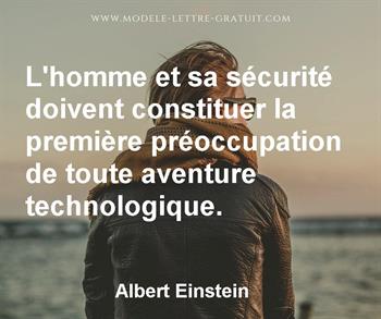 Citation de Albert Einstein