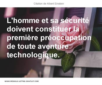 Citation de Albert Einstein