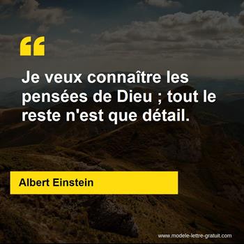 Citation de Albert Einstein