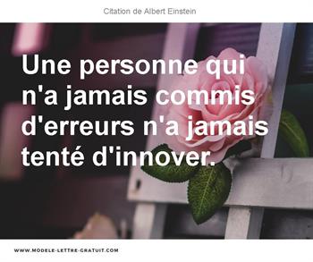 Citation de Albert Einstein