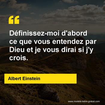 Citation de Albert Einstein