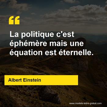 Citation de Albert Einstein