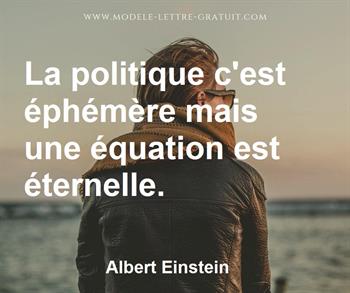 Citation de Albert Einstein