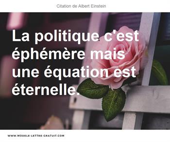 Citation de Albert Einstein