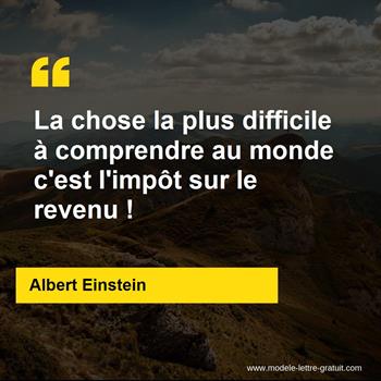 Citation de Albert Einstein
