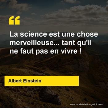 Citation de Albert Einstein