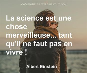 Citation de Albert Einstein