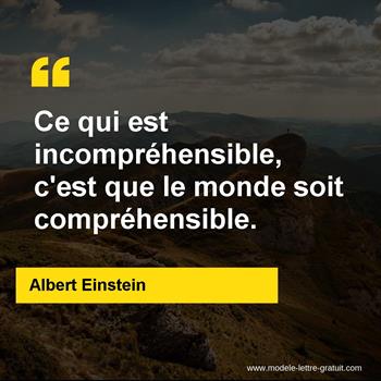 Citation de Albert Einstein