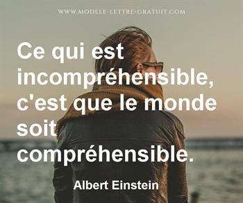 Citation de Albert Einstein