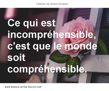 Citation de Albert Einstein