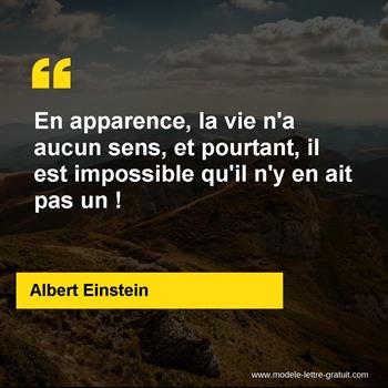 Citation de Albert Einstein