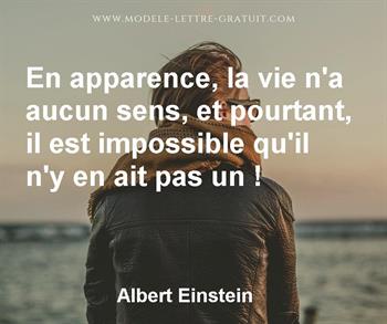 Citation de Albert Einstein