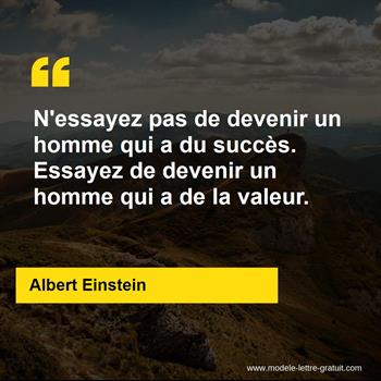 Citation de Albert Einstein