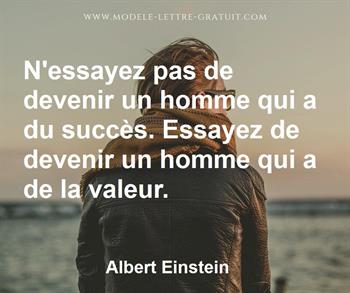 Citation de Albert Einstein