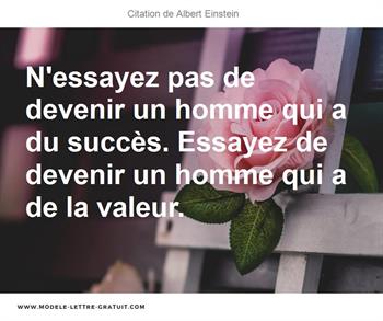 Citation de Albert Einstein