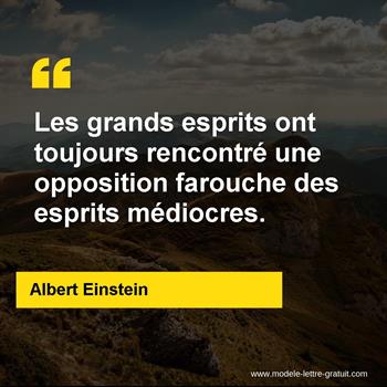Citation de Albert Einstein