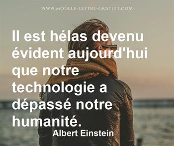 Citation de Albert Einstein