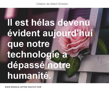 Citation de Albert Einstein