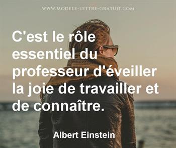 Citation de Albert Einstein
