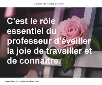 Citation de Albert Einstein
