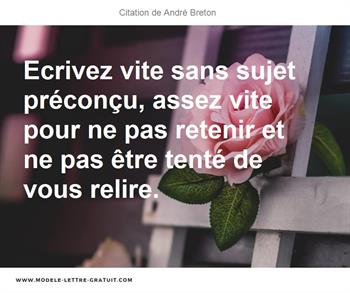Citation de André Breton