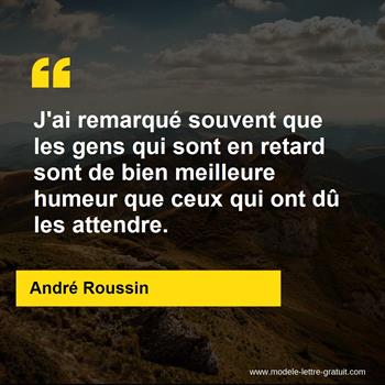 Citation de André Roussin