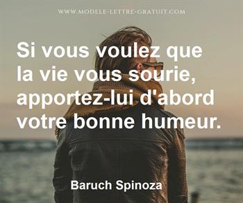 Citation de Baruch Spinoza