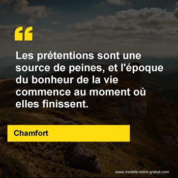 Les Pretentions Sont Une Source De Peines Et L Epoque Du