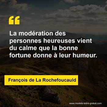 Citation de François de La Rochefoucauld