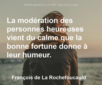 Citation de François de La Rochefoucauld