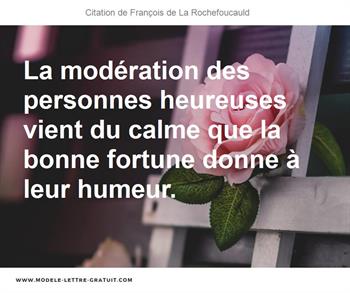 Citation de François de La Rochefoucauld