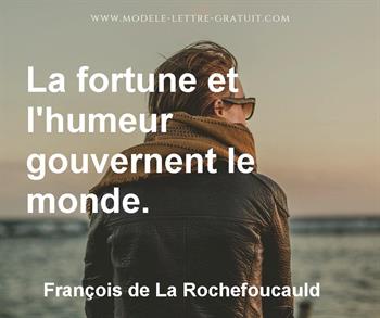 Citation de François de La Rochefoucauld
