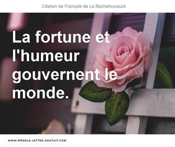 Citation de François de La Rochefoucauld