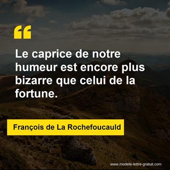 Citation de François de La Rochefoucauld