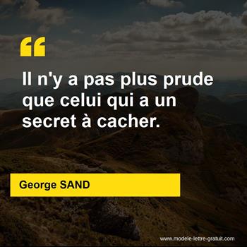 Citation de George SAND
