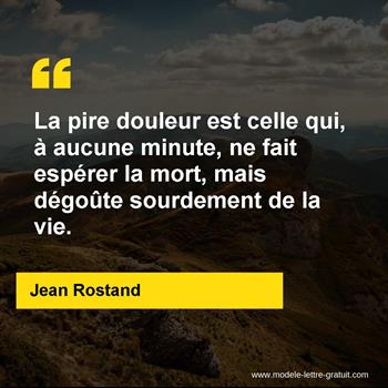 Citation de Jean Rostand
