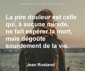 Citation de Jean Rostand