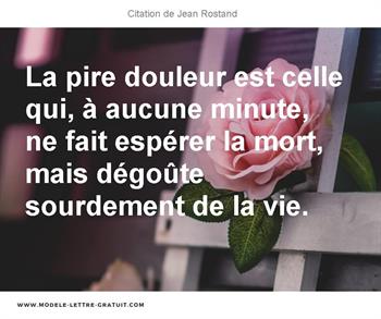 Citation de Jean Rostand