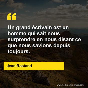 Citation de Jean Rostand