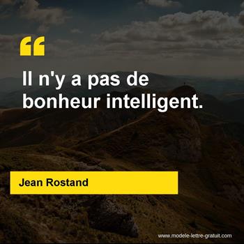 Citation de Jean Rostand