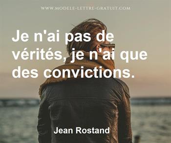 Citation de Jean Rostand