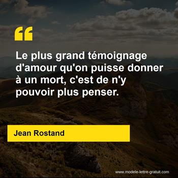 Citation de Jean Rostand