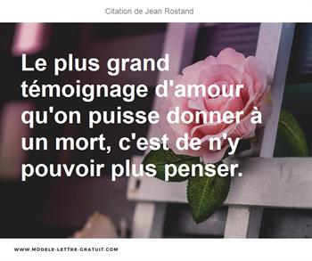 Citation de Jean Rostand