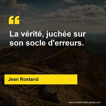 Citation de Jean Rostand