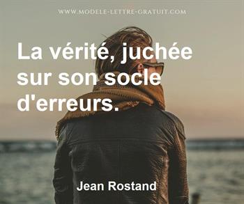 Citation de Jean Rostand