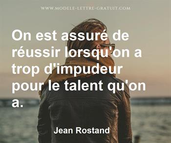 Citation de Jean Rostand
